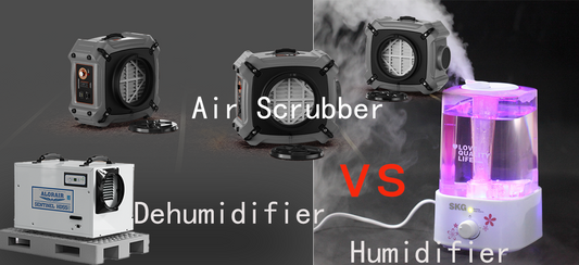 Humidifier vs Dehumidifier vs Air Purifier