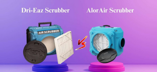 Dri-Eaz vs AlorAir Scrubber