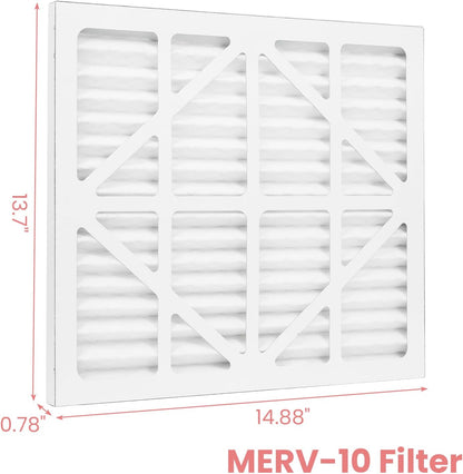 AlorairScrubber MERV-10 Filter Replacement Set Replacement Filters for Filterair HEPA 550 Air Scrubber (2Pack)