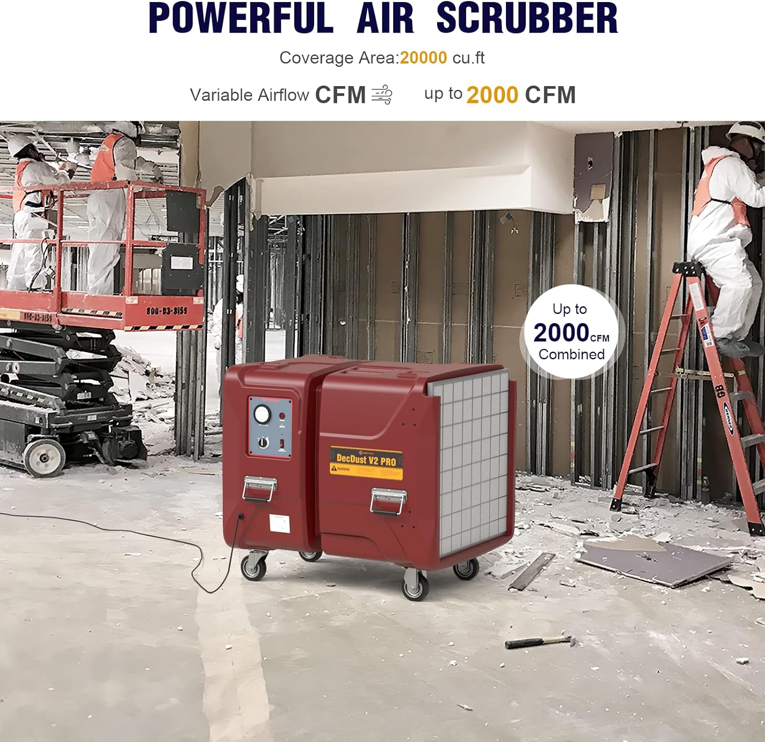 2000 CFM Commercial Air Scrubber