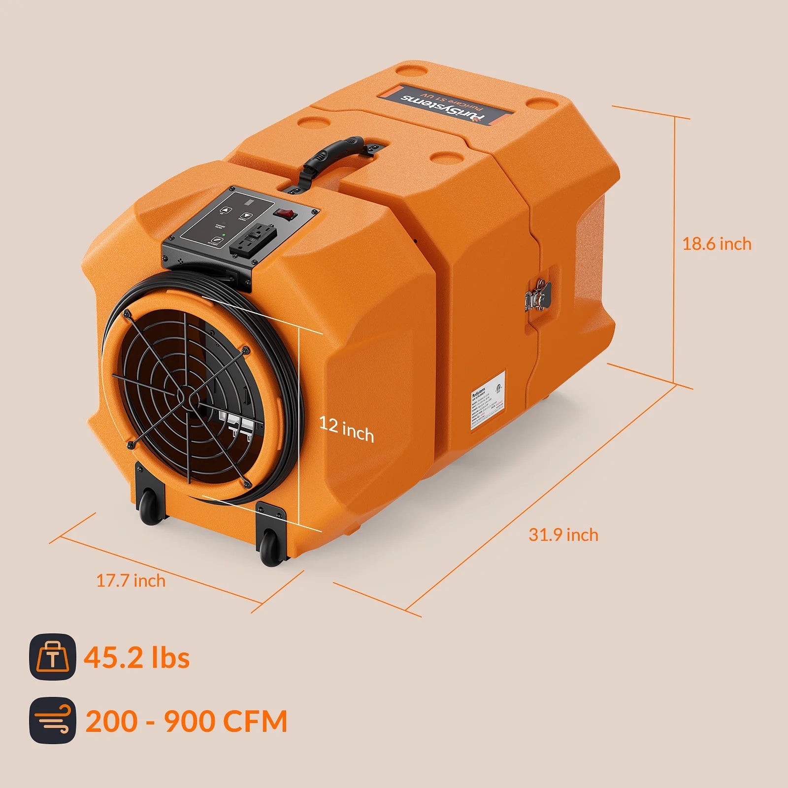 900cfm Air Scrubber 